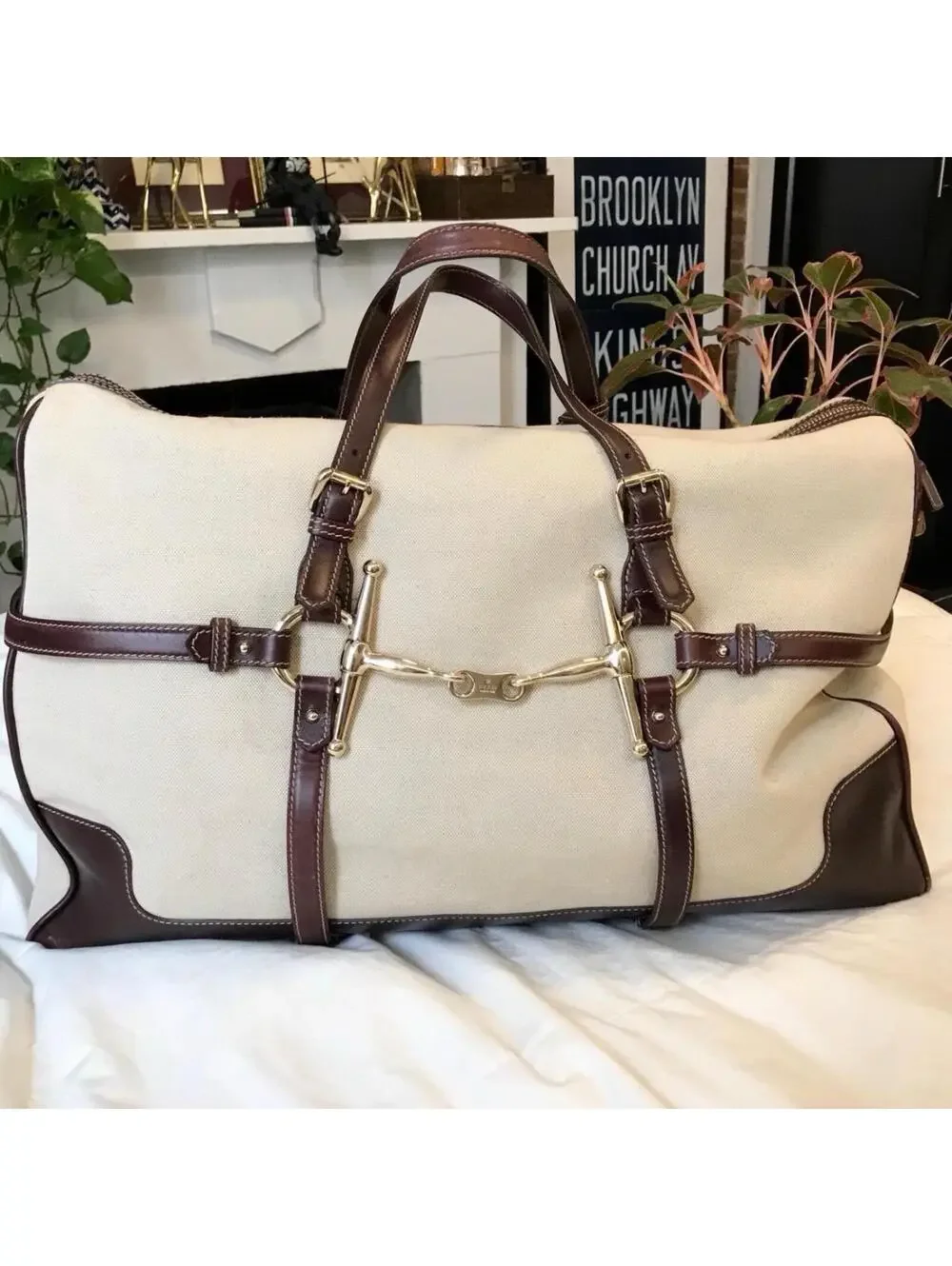 RARE Tom Ford GUCCI Horsebit 85th Anniversary Weekender Duffle Overnight Bag